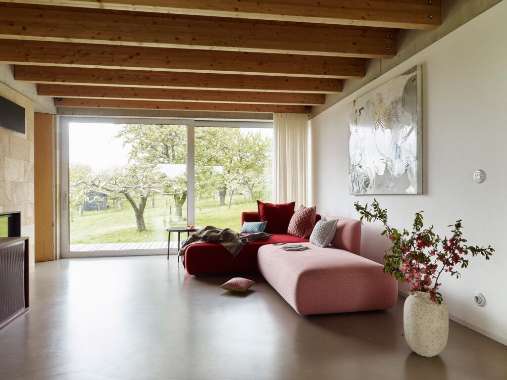 Interiér domu splňuje vysoké funkční i estetické nároky